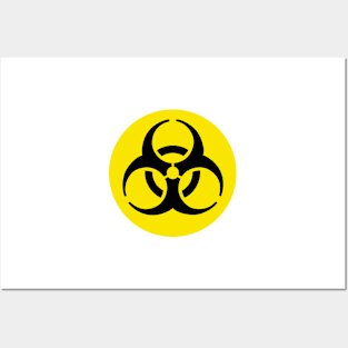 Biohazard Round Symbol Posters and Art